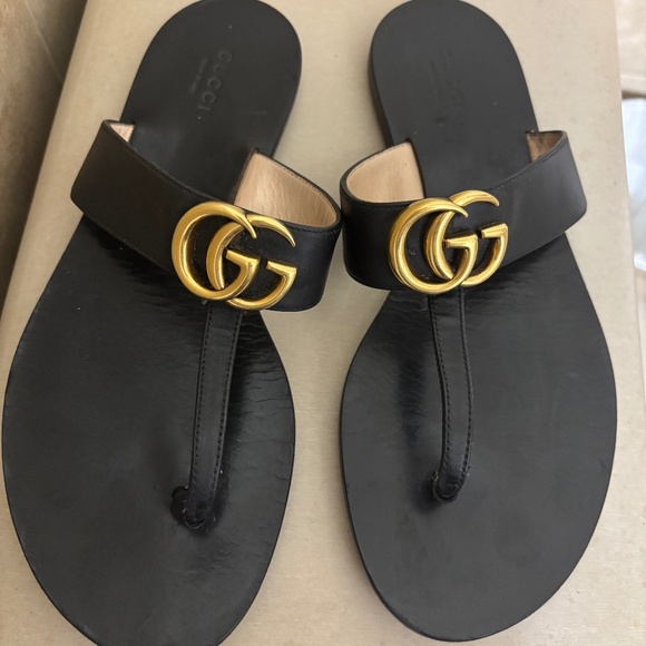 Authentic Gucci Marmont Sandals Size 38 - Picture 1 of 6
